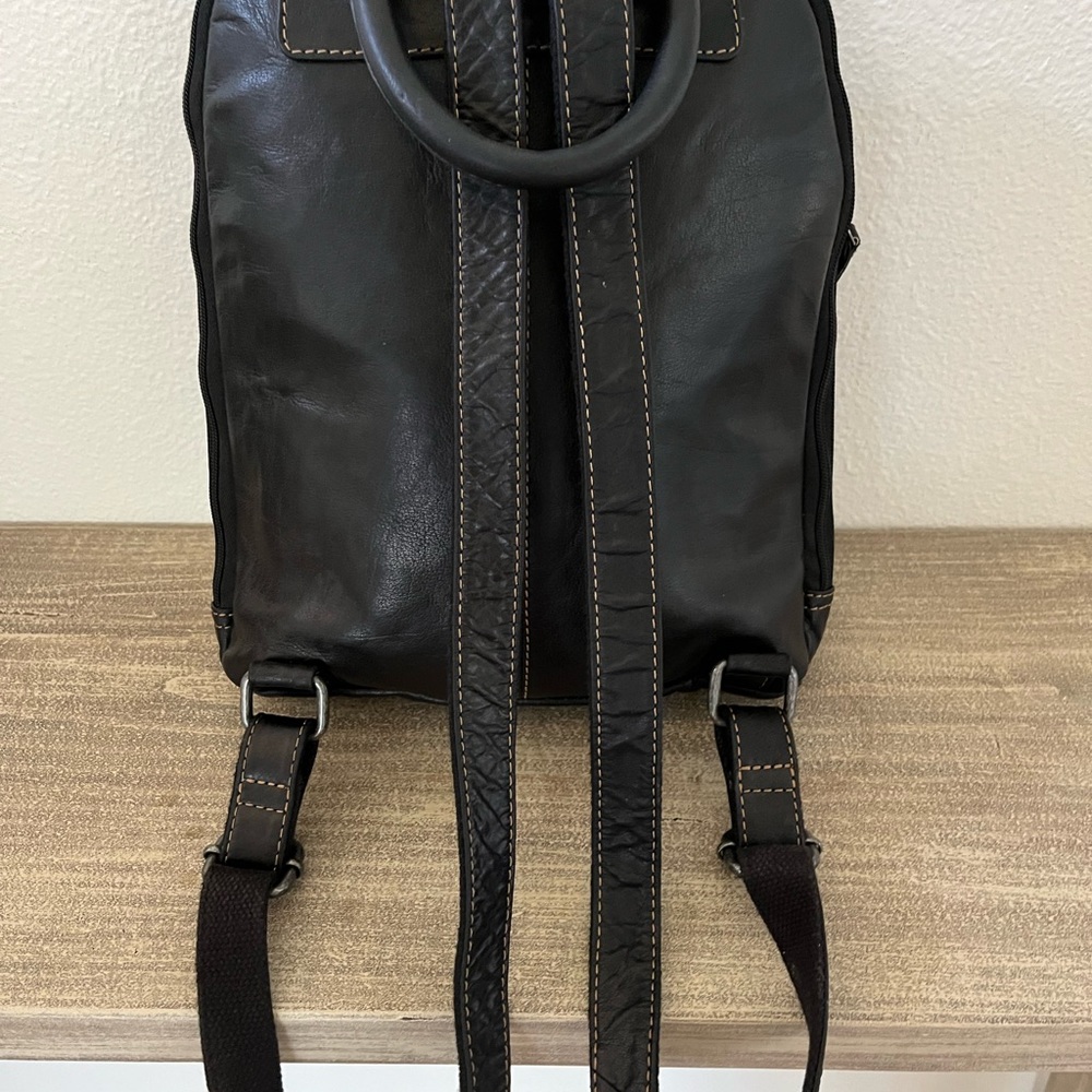 Jack Georges Leather Backpack - image 7
